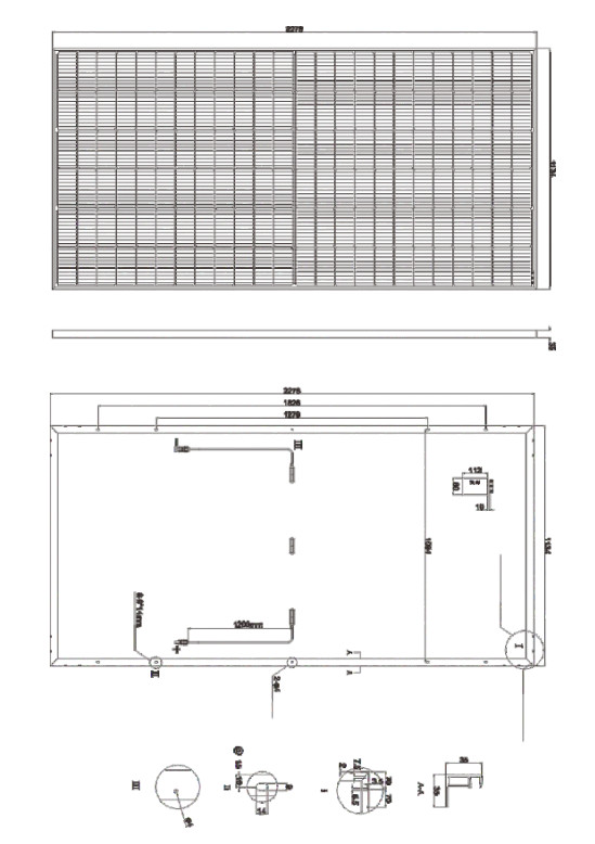 Panel solar de 182 mm 540-555 W